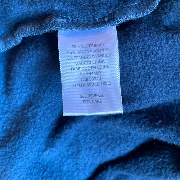 Maternity Balloon Sleeve Ombré Blue White Pink Sweatshirt - Picture 9 of 11